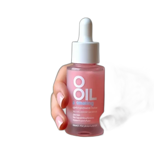 bottle, person, hand, holding, bio-oil, skincare, product, white transparent PNG cut-out