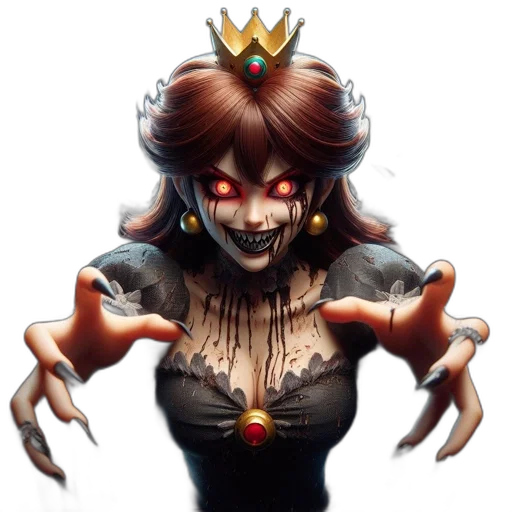 crown, concept art, fantasy art, pixel art, comic book art, ominous, figure, donning transparent PNG cut-out