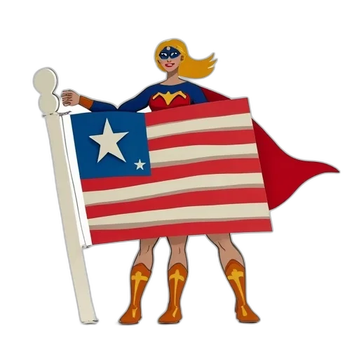 concept art, comic book art, cardboard, cutout, woman, superhero, costume, standing transparent PNG cut-out