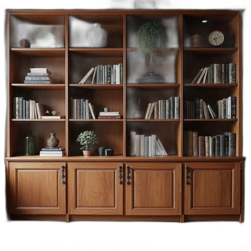 furniture, earth tones, bookcase, style, gustav transparent PNG cut-out