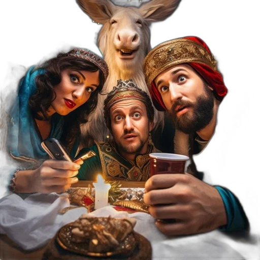 food, crown, hat, concept art, fantasy art, photorealistic, fire, three transparent PNG cut-out