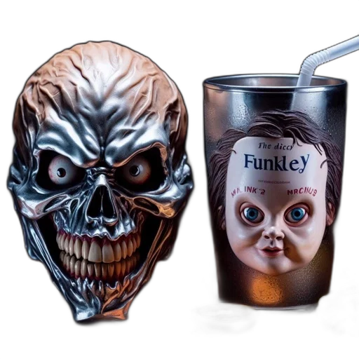 mask, 3d render, concept art, photorealistic, image, showcases, menacing, skull transparent PNG cut-out
