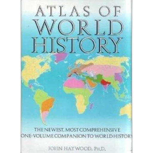 cover, atlas, world, history, john, haywood, featuring, colorful transparent PNG cut-out