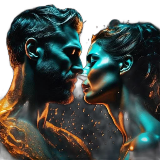 mask, photorealistic, concept art, fantasy art, comic book art, neon lights, fire, outer space transparent PNG cut-out