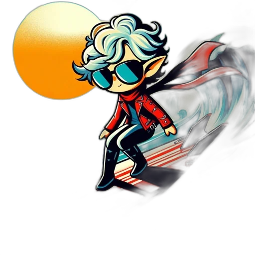 staff, concept art, comic book art, cartoon, pixel art, outer space, animated, figure transparent PNG cut-out