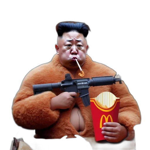 food, animal, weapon, staff, concept art, vaporwave, photorealistic, 3d render transparent PNG cut-out
