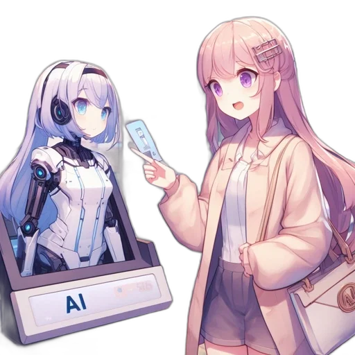 robot, weapon, animal, creature, anime, pixel art, concept art, vaporwave transparent PNG cut-out