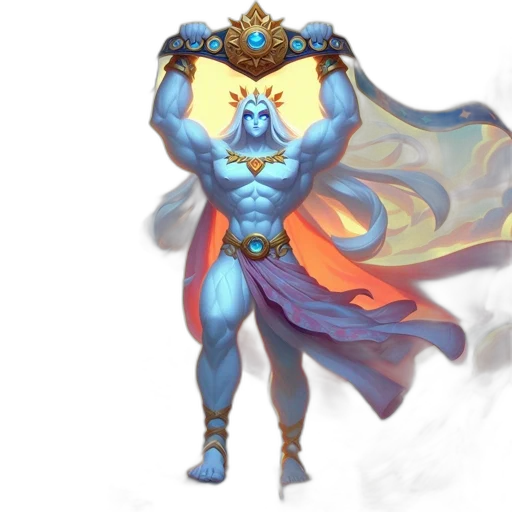 staff, concept art, fantasy art, pixel art, comic book art, blue, colorful, imposing transparent PNG cut-out