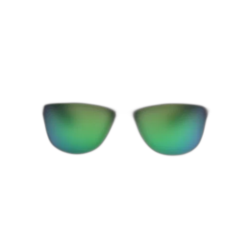 face, mask, 3d render, vaporwave, green, pastel, neon, blue transparent PNG cut-out