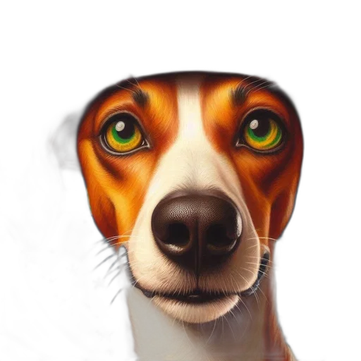 animal, face, staff, creature, photorealistic, concept art, watercolor, 3d render transparent PNG cut-out