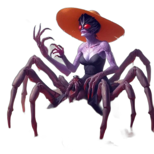 creature, animal, hat, concept art, fantasy art, pixel art, watercolor, red transparent PNG cut-out