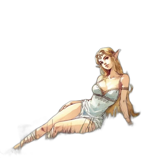 dress, staff, creature, concept art, watercolor, fantasy art, pixel art, pastel transparent PNG cut-out