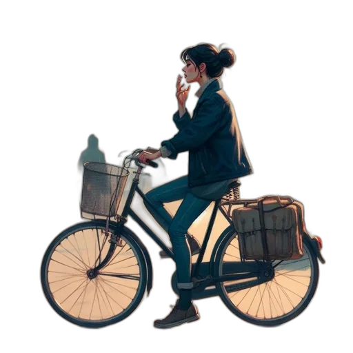 concept art, watercolor, pixel art, oil painting, city street, green, earth tones, blue transparent PNG cut-out