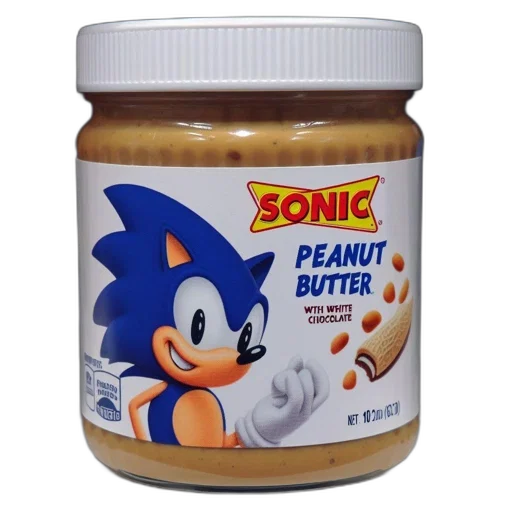 food, 3d render, image, displays, jar, peanut, butter, labeled transparent PNG cut-out