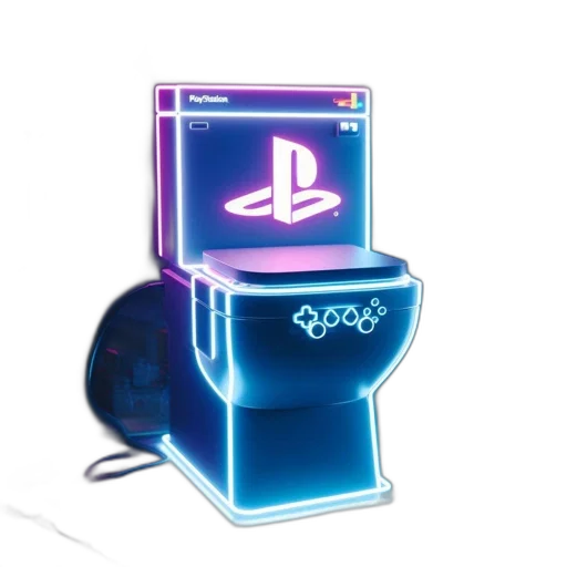 robot, weapon, crown, hat, vaporwave, cyberpunk, 3d render, concept art transparent PNG cut-out