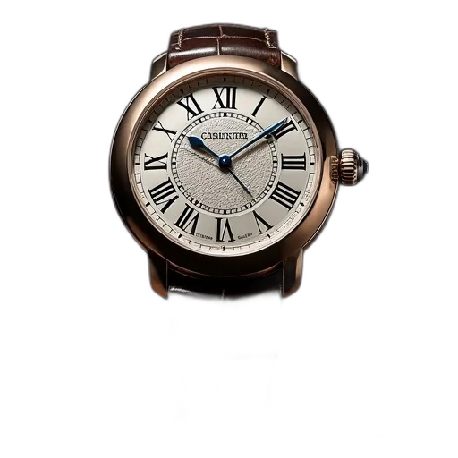 jewelry, 3d render, photorealistic, cartier, watch transparent PNG cut-out
