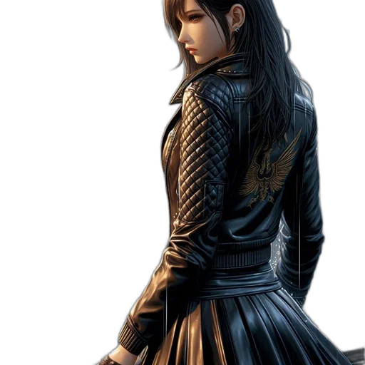 dress, concept art, fantasy art, photorealistic, 3d render, dark, female, figure transparent PNG cut-out