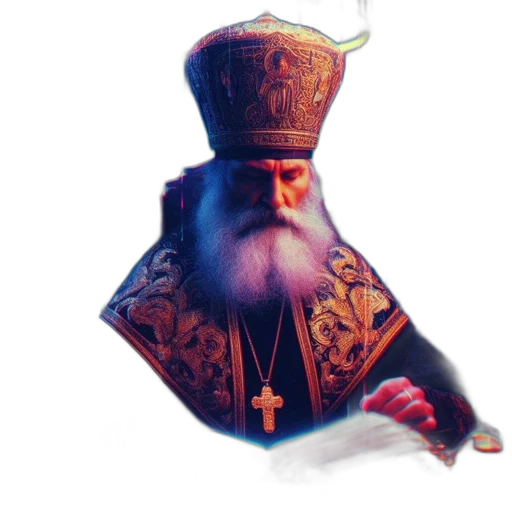 crown, hat, staff, face, concept art, 3d render, photorealistic, fantasy art transparent PNG cut-out