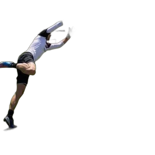 3d render, soccer, goalkeeper, action, leaping, catch, ball, sunny transparent PNG cut-out