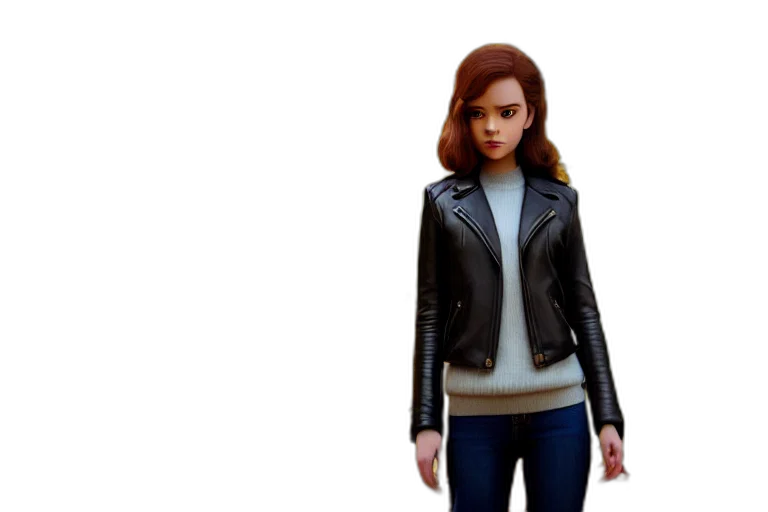 jacket, 3d render, concept art, photorealistic transparent PNG cut-out