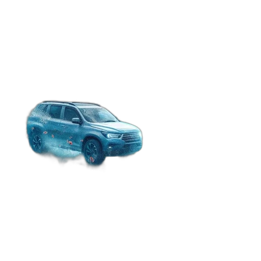 car, robot, weapon, animal, 3d render, photorealistic, concept art, vaporwave transparent PNG cut-out