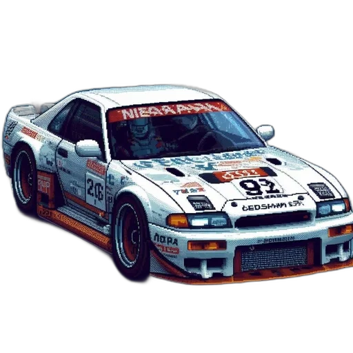 car, weapon, animal, photorealistic, concept art, 3d render, anime, nissan transparent PNG cut-out
