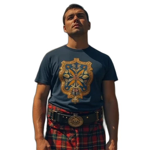 staff, sword, jacket, animal, scottish, thing, shirt transparent PNG cut-out