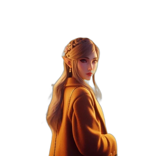 dragon, crown, dress, jacket, fantasy art, concept art, pixel art, photorealistic transparent PNG cut-out