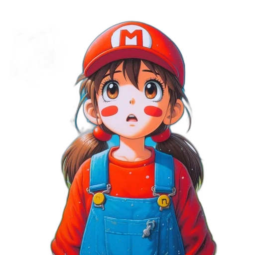mask, face, dress, hat, concept art, watercolor, photorealistic, pixel art transparent PNG cut-out