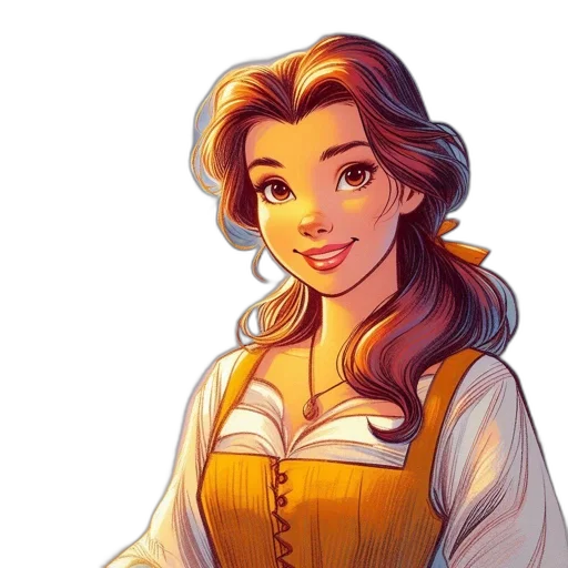 face, dress, staff, crown, fantasy art, pixel art, cartoon, concept art transparent PNG cut-out