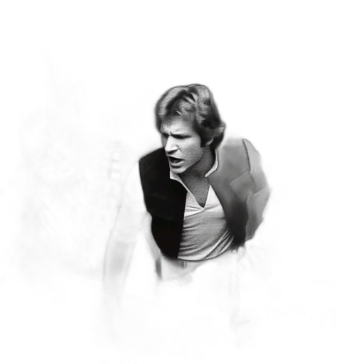 jacket, weapon, photorealistic, comic book art, pixel art, concept art, monochrome, security transparent PNG cut-out