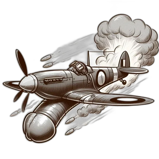 weapon, cartoon, concept art, comic book art, photorealistic, fog, monochromatic, illustration transparent PNG cut-out