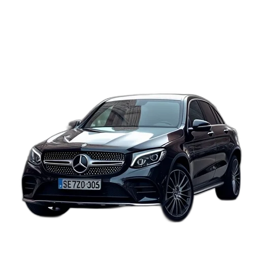 car, 3d render, photorealistic, new, mercedes, benz, glc transparent PNG cut-out