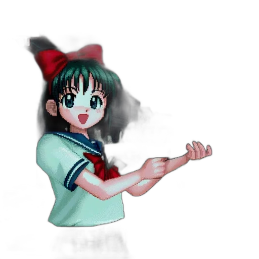 creature, weapon, staff, robot, 3d render, anime, vaporwave, concept art transparent PNG cut-out