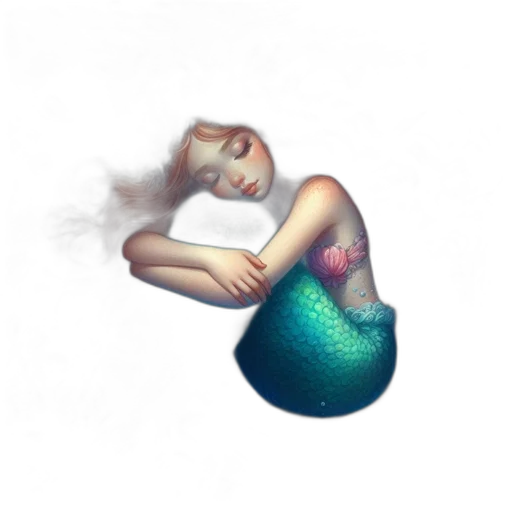dress, pixel art, vaporwave, concept art, fantasy art, underwater, pastel, ethereal transparent PNG cut-out