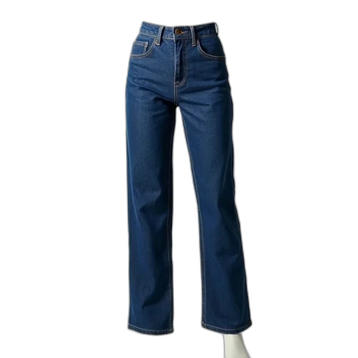 jacket, 3d render, concept art, photorealistic, pair, blue, jeans, displayed transparent PNG cut-out