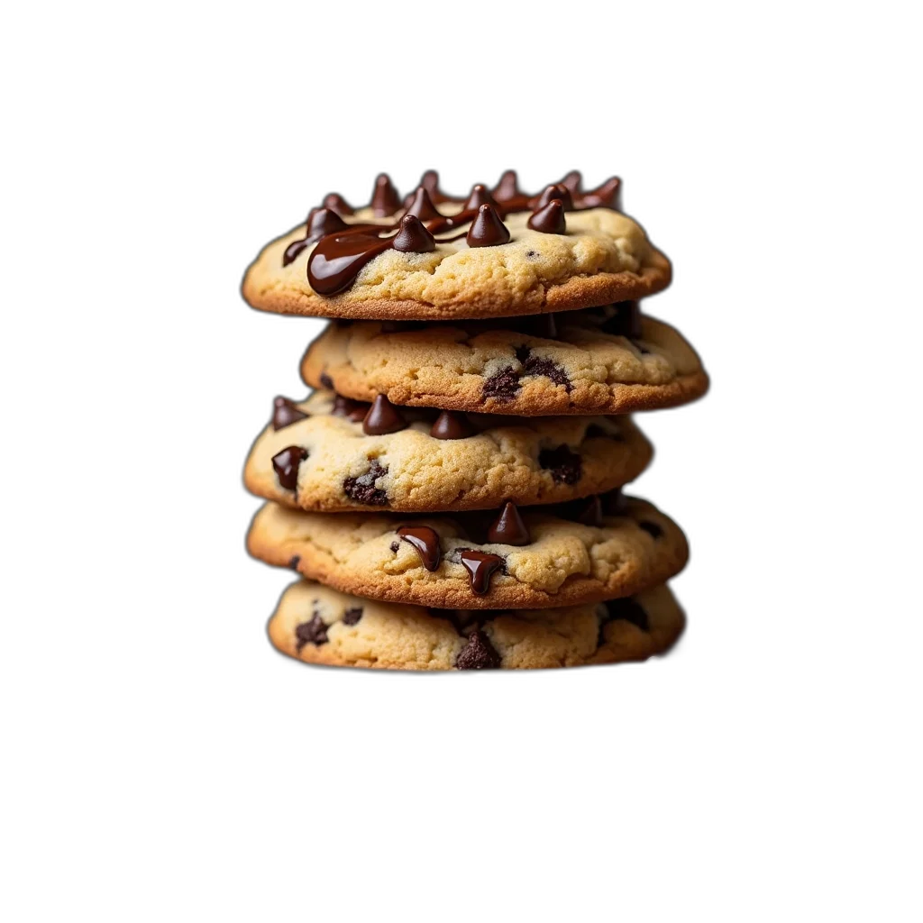 food, crown, animal, jewelry, photorealistic, 3d render, dark, stack transparent PNG cut-out