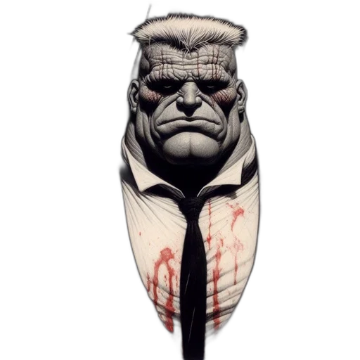 staff, mask, face, weapon, comic book art, concept art, 3d render, photorealistic transparent PNG cut-out