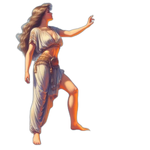 dress, fantasy art, concept art, pixel art, comic book art, fire, golden, ancient transparent PNG cut-out