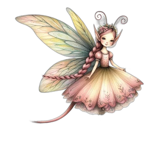 creature, staff, concept art, fantasy art, pixel art, watercolor, pastel, fairy transparent PNG cut-out