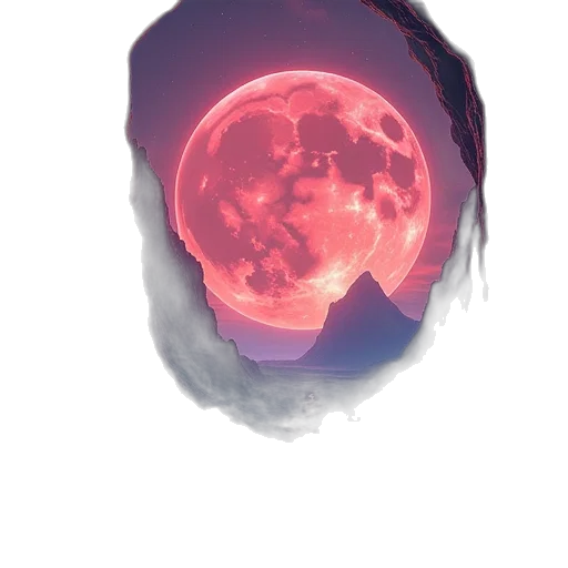 mask, face, staff, creature, concept art, vaporwave, 3d render, fantasy art transparent PNG cut-out