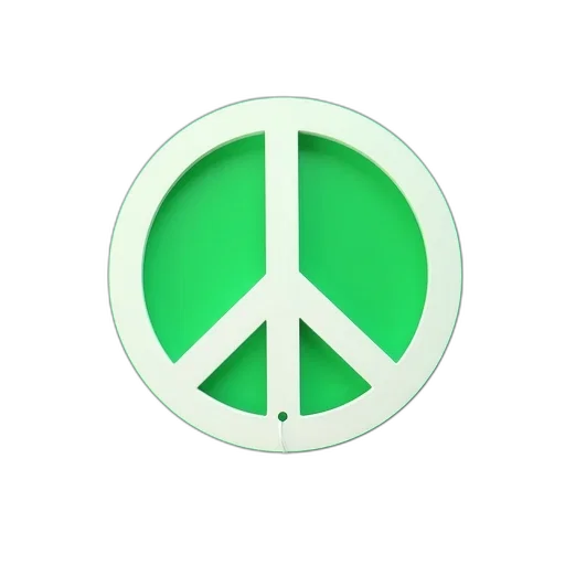 weapon, 3d render, vaporwave, green transparent PNG cut-out