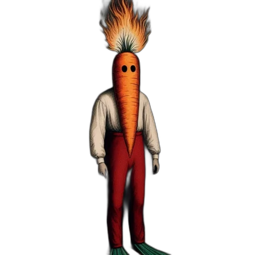 creature, staff, hair, animal transparent PNG cut-out