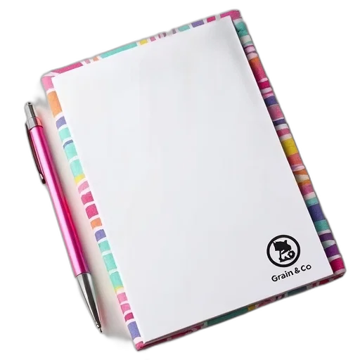 pastel, colorful, pink, silver, pen, lies, next, notebook transparent PNG cut-out