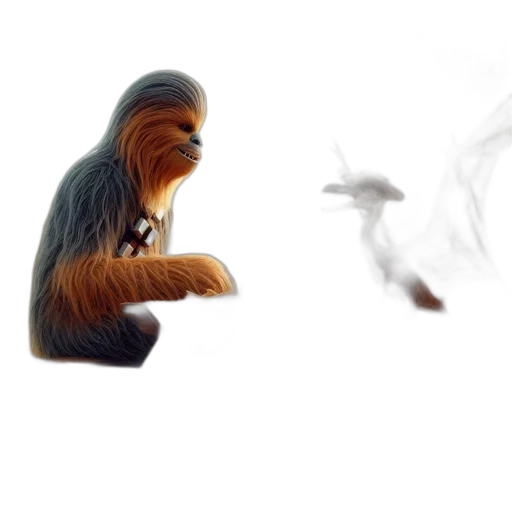 hair, creature, mask, animal, concept art, 3d render, photorealistic, fire transparent PNG cut-out