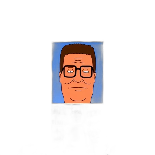 face, staff, animal, jacket, cartoon, pixel art, 3d render, photorealistic transparent PNG cut-out