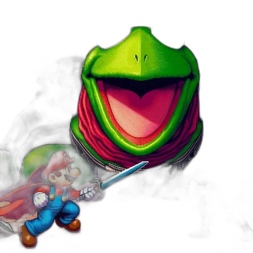 mask, hat, weapon, food, concept art, 3d render, pixel art, fantasy art transparent PNG cut-out