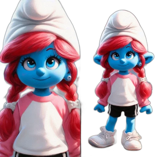 hat, concept art, 3d render, cartoon, photorealistic, blue, image, displays transparent PNG cut-out