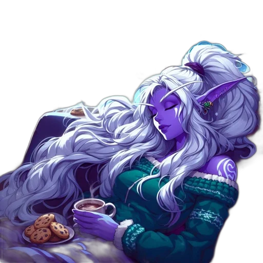 dragon, food, fantasy art, pixel art, concept art, watercolor, blue, dark transparent PNG cut-out