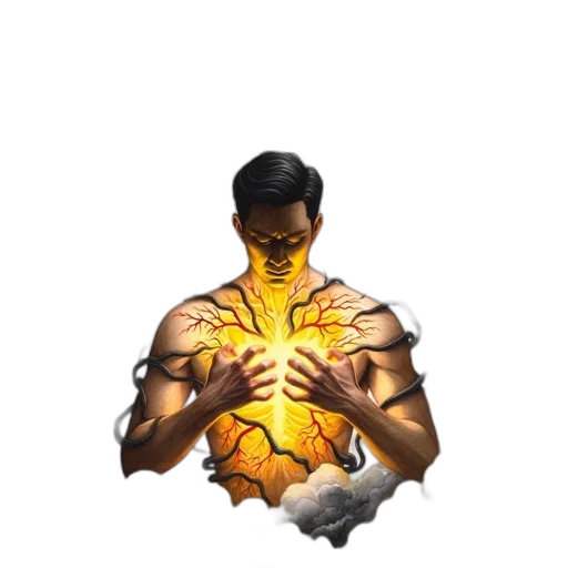 mask, jewelry, face, jacket, concept art, comic book art, pixel art, 3d render transparent PNG cut-out